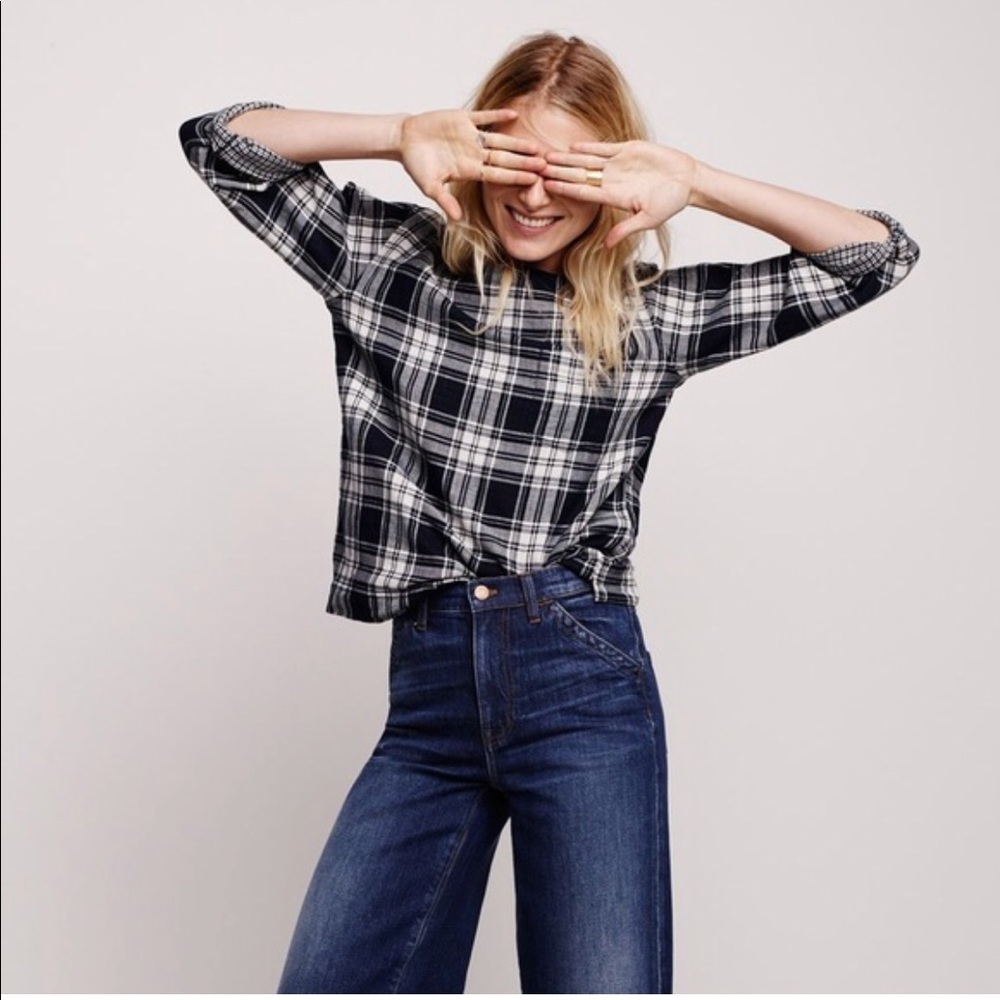 Madewell Bedford Plaid Tee